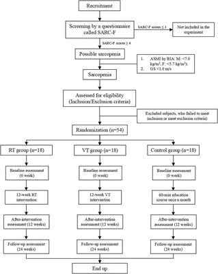 Effects of vibration training vs. conventional resistance training among community-dwelling older people with sarcopenia: three-arm randomized controlled trial protocol